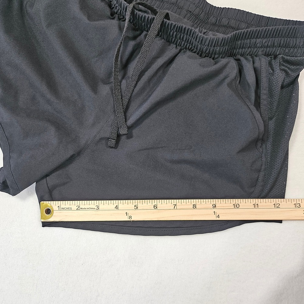 Under Armour Fly By 2.0 Running Shorts Womens Small Black HeatGear Athletic Mesh - Picture 4 of 8